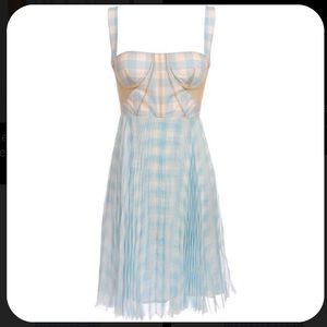 ISO: Christopher Kane Silk Gingham Mini Dress